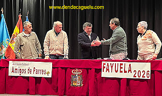 Bernabé Aguirre López, premio Fayuela 2026 de la Asociación Cultural Amigos de Parres.