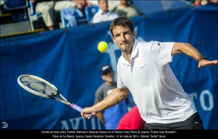 FOTOGALERÍA. Torneo Tenis Playa: Tommy Robredo - Eduardo Segura