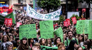 FOTOGALERÍA. Manifestación en Oviedo en Defensa de la Educación.