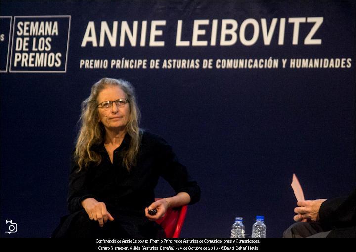 FOTOGALERÍA. Premios Príncipe de Asturias. Conferencia de A.Leibovitz