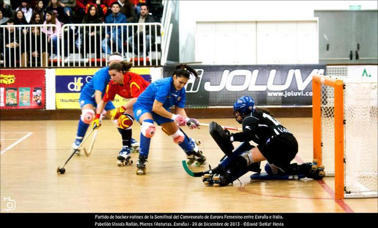 FOTOGALERÍA. Hockey Patines. Cto Europa Fem. Semifinal. España - Italia
