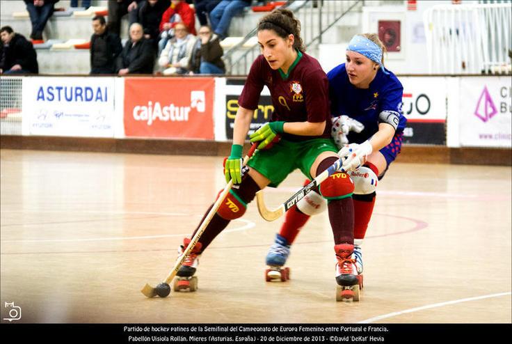 FOTOGALERÍA. Hockey Patines. Cto Europa Fem. Semifinal. Portugal - Francia