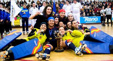 FOTOGALERÍA. Hockey Patines. Cto Europa Fem. Entrega Trofeos