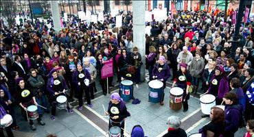 FOTOGALERÍA. Manifestación en Gijón del Día de la Mujer