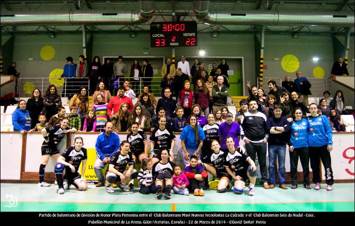 FOTOGALERÍA. Balonmano. DH Plata Fem. MAVI NT La Calzada - CB Seis do Nadal Coia