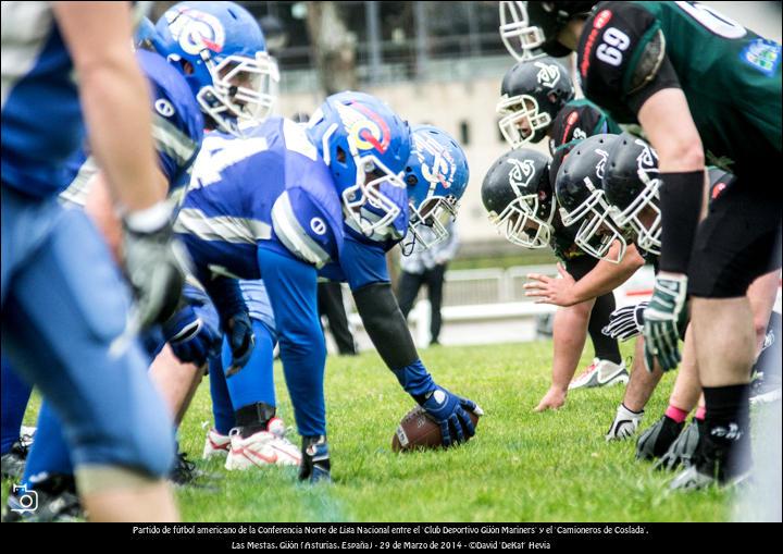 FOTOGALERÍA. Futbol Americano. Liga Nacional. Mariners de Gijón - Camioners de Coslada