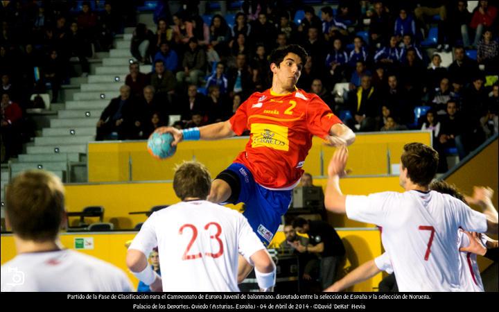 FOTOGALERÍA. Balonmano. Fase Clasificatoria Europeo Juvenil. España - Noruega