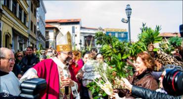 FOTOGALERÍA. Semana Santa. Bendición del Ramo en Oviedo
