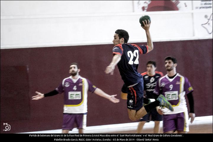 FOTOGALERÍA. Balonmano. PlayOff Asceso Div. Honor Plata. Sant Marti-Adrianenc - RGCC