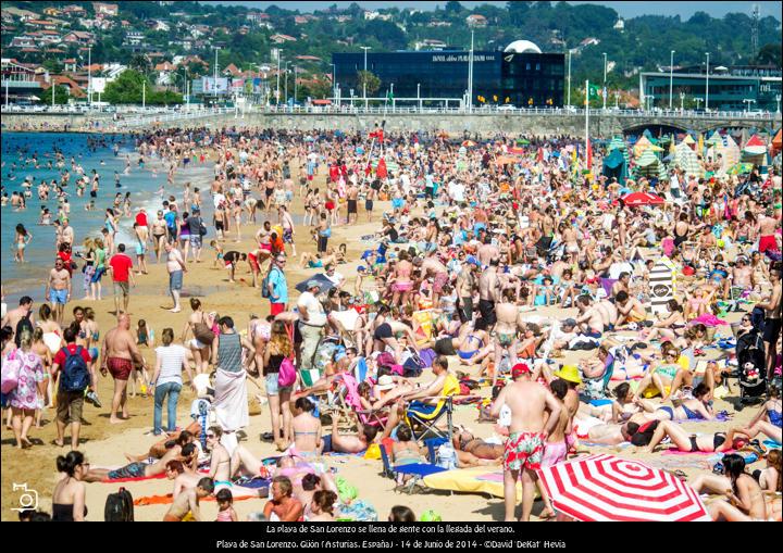 FOTOGALERÍA. El verano llega a Gijón