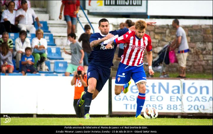FOTOGALERÍA. Fútbol. Amistoso. Marino de Luanco - R.Sporting