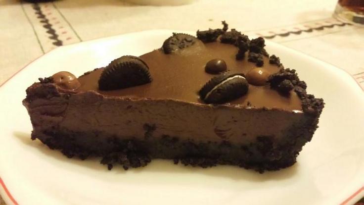 Tarta de chocolate y oreo