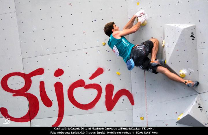 FOTOGALERÍA. Escalada. Mundial Gijón 2014. Clasificación de Dificultad Masculina