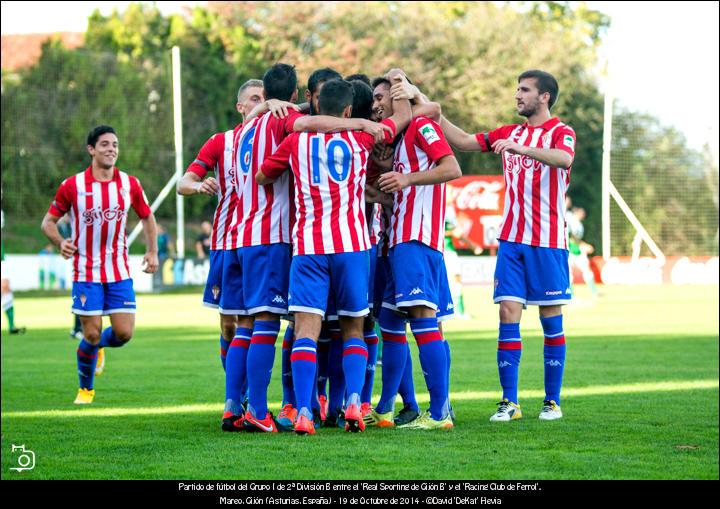 FOTOGALERÍA. Fútbol. 2ªB. Real Sporting Gijon B - Racing Ferrol