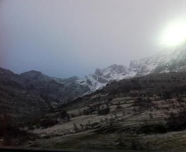 Paisaje invernal en el \"Huerna\"