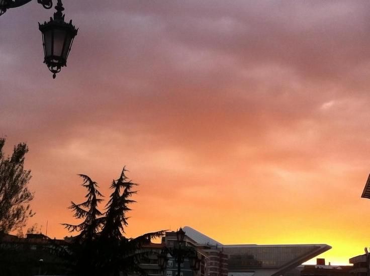 Atardecer en Oviedo