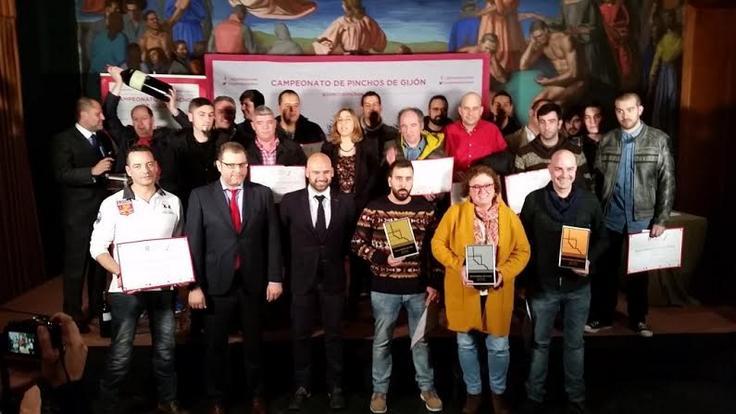 Enhorabuena a premiados y participantes del Campeonato de Pinchos de Gijón