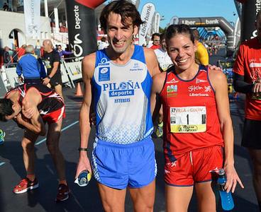 Martín Álvarez y Tania Melero ganan el 37.º Cross Villa de Gijón 