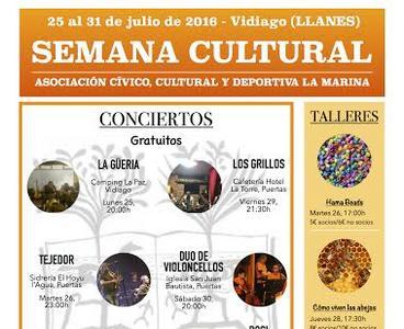  La Marina llena de actos la Semana Cultural de Vidiago