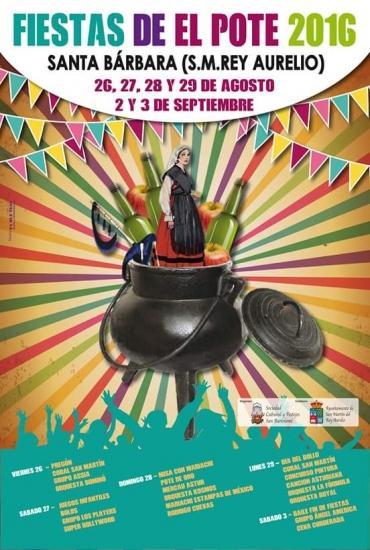 Fiestas de El Pote en Santa Bárbara del 26 al 29 de agosto