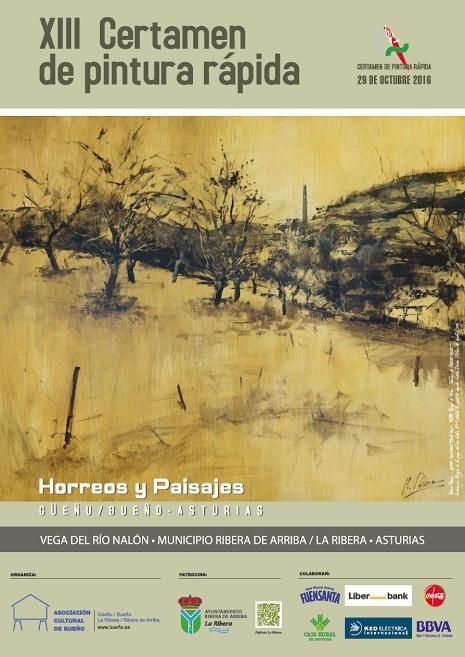Bueño/Güeñu: Certamen de Pintura Rápida “Hórreos y Paisajes”  