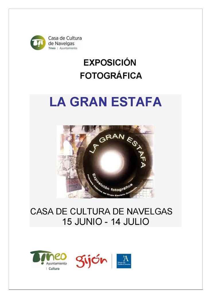 'La gran estafa', en la Casa de Cultura de Navelgas