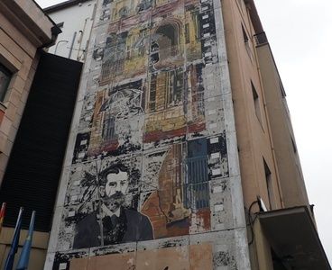 Concurso para la elaboración de un mural en  la calle Santa Clara, 1 de Oviedo