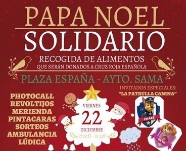 Papá Noel Solidario en Langreo