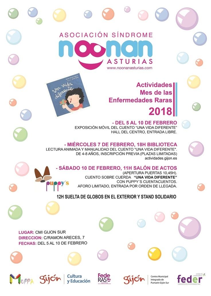 Actividades Enfermedades Raras 2018 – CMI GIJON SUR