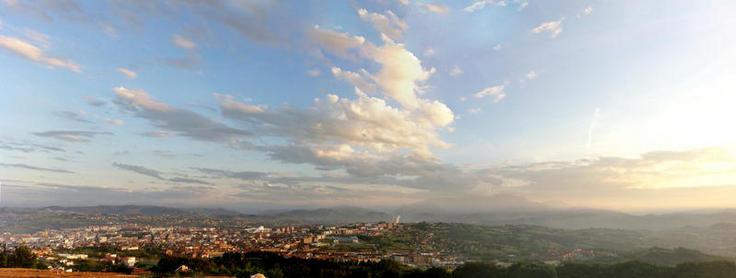 Oviedo desde el Naranco