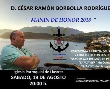 Llastres: Entrega del premio Manín de Honor 2018