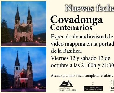 Video mapping Basílica de Covadonga los 12 y 13 O