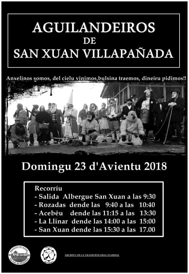 Domingu 23 d´avientu: aguilandeiros de San Xuan de Villapañada (Grau)