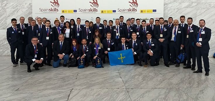 Alumnos asturianos compiten en los Spain Skills 2019