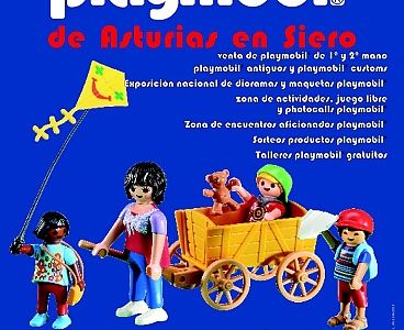 Todo preparado para el V Mercado Playmobil