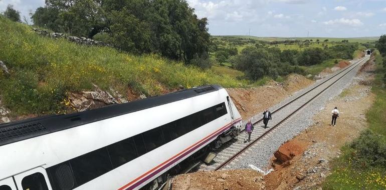 Reclaman inversiones en el Tren Ruta de la Plata tras el descarrilamiento de Zafra