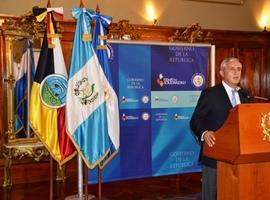 Otto Pérez Molina en la casa Presidencial