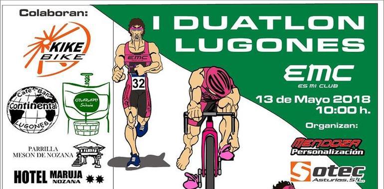 Casi 250 participaciones en el I Duatlón Lugones EMC 