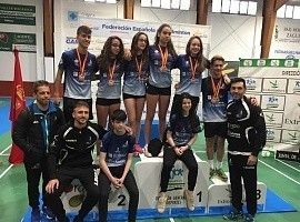Bádminton Oviedo alimenta el medallero en el España Sub15