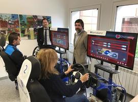 La plantilla municipal de Aviles, en un curso de Simulación de Conducción para la prevención de accidentes