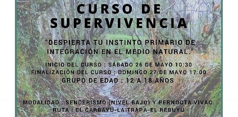 Los chavales de Langreo aprenden a sobrevivir en la naturaleza