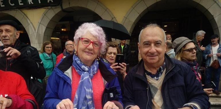 Manifestación en Avilés en defensa del blindaje de las pensiones