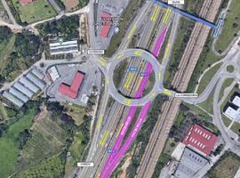 Cortes en la AS-II en La Corredoria por el avance de la conexión con el HUCA