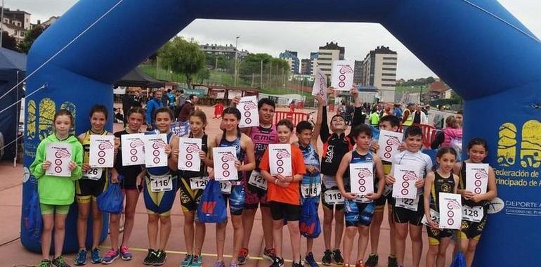 Ganadores del Triatlón Escolar Corvera