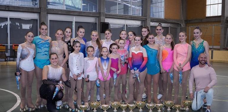Patinaje: Doce podios para el Ovetus en el regional