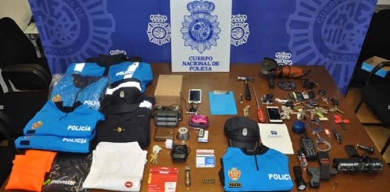 Detenido un caco tras años de fingirse policia local de Oviedo