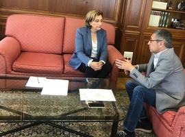 Encuentro de la delegada del Gobierno con el nuevo secretario de Estado de Medio Ambiente    
