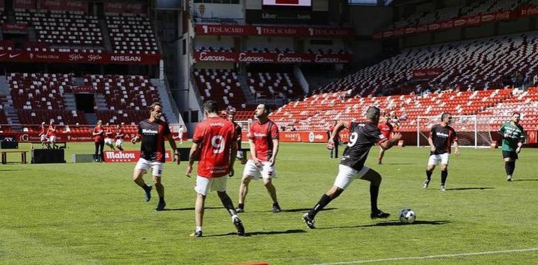 Más de 400 sportinguistas en un Partido de las Estrellas
