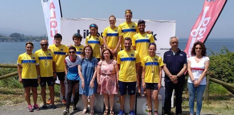 Diego Martín y Paula Herrero, campeones de Asturias en el EoSprint