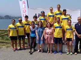 Diego Martín y Paula Herrero, campeones de Asturias en el EoSprint